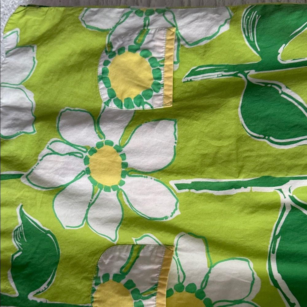 Lilly Pulitzer Lime and Yellow Floral Dress - Picture 8 of 8